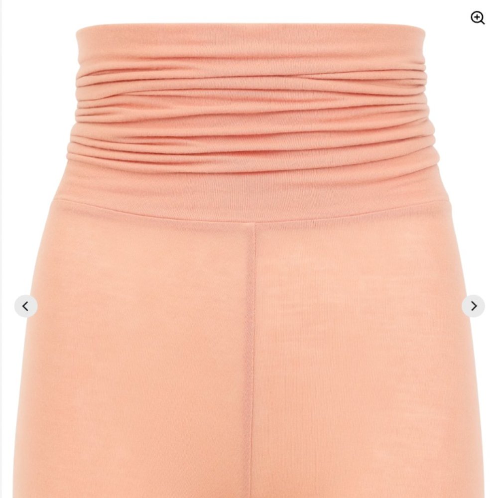 ROLLED HEM HIGH WAIST DANCE SHORT // TICKLE PINK